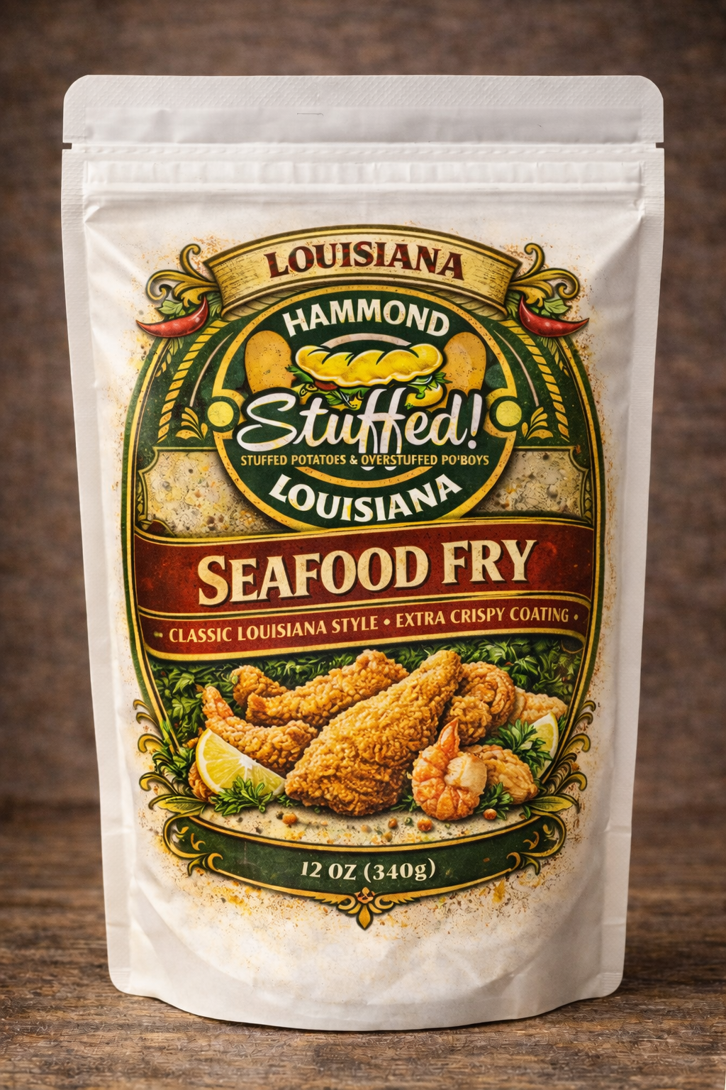 Stuffed Potatoes & Poboy's Seafood Fry 5lb Bag