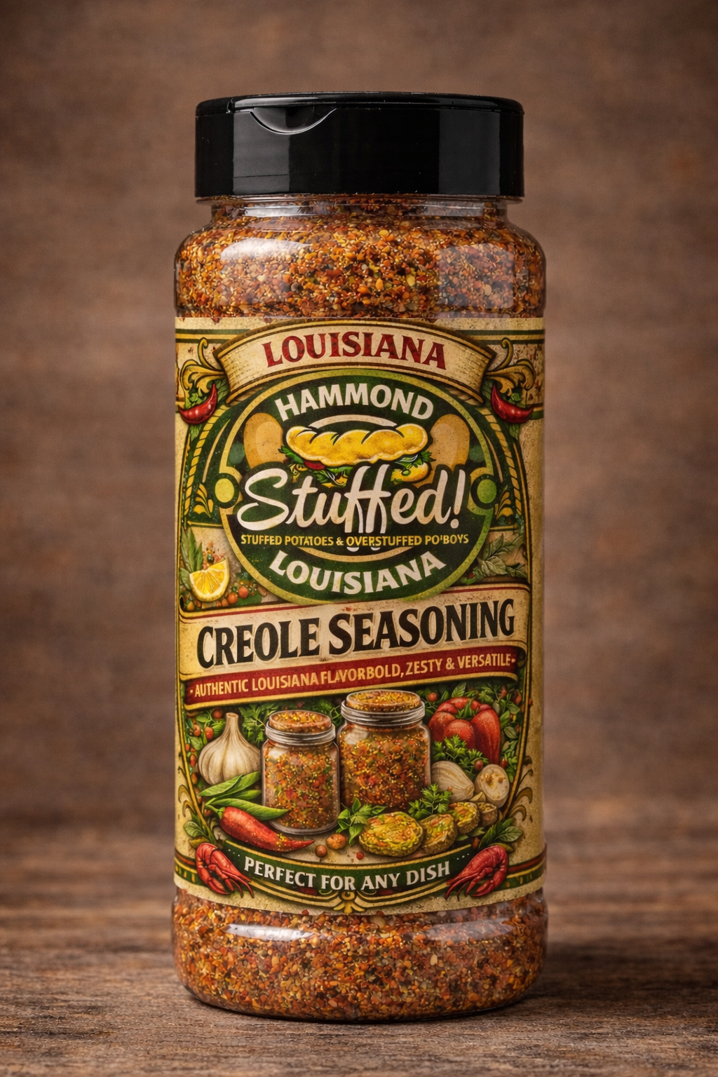 Stuffed Potatoes & Poboy's Creole Seasoning